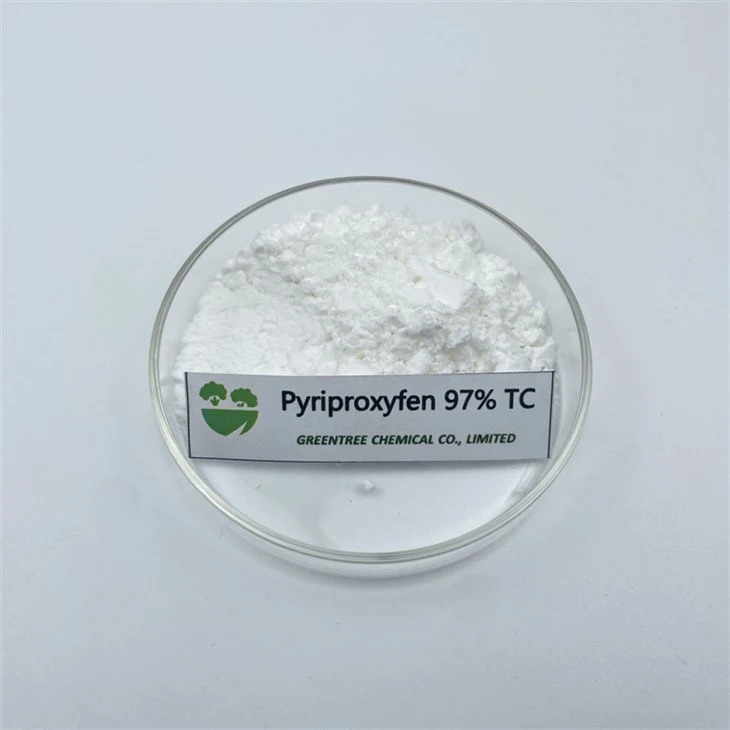 No CAS. 95737-68-1 Bahan Kimia Pertanian Insektisida Pyriproxyfen 97 persen Tc