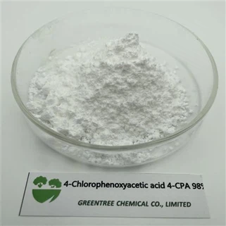 CAS 122-88-3 C8H7ClO3 Bahan Kimia Pertanian 98 persen Tc Asam Paraklorofenoksiasetat 4-BPA di Tiongkok